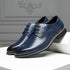 Elegant Pointed Toe Oxfords for Men - Soft Bottom Business Casual Formal Dress Shoes for Office, Weddings, and Parties